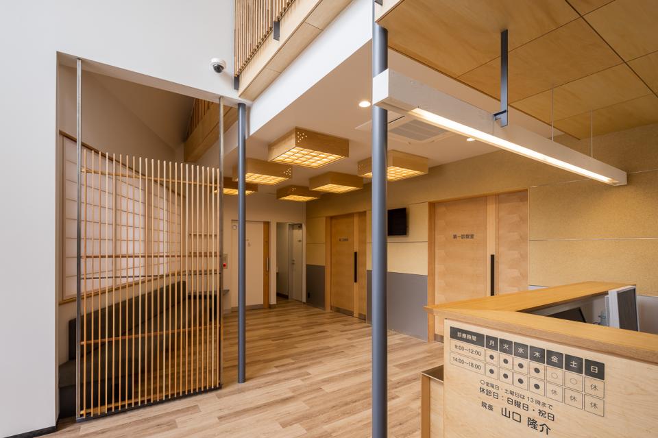 【横浜Y医院】木造の大きなワンルーム空間・ウッドデザイン賞2022受賞の写真7