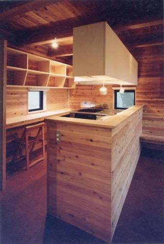 ＜ふたつのドーム状空間からなる、国産の産直木材の家＞建六庵の写真3