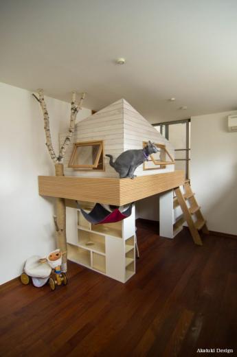 猫と暮らす幸せな子供部屋～キャットハウスの写真1